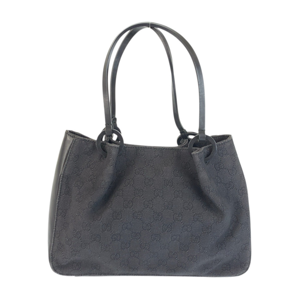23598
GUCCI グッチ ブラック 黒 GGキャンバス / レザー 101919 トートバッグ ショルダーバッグ レディース ABP42