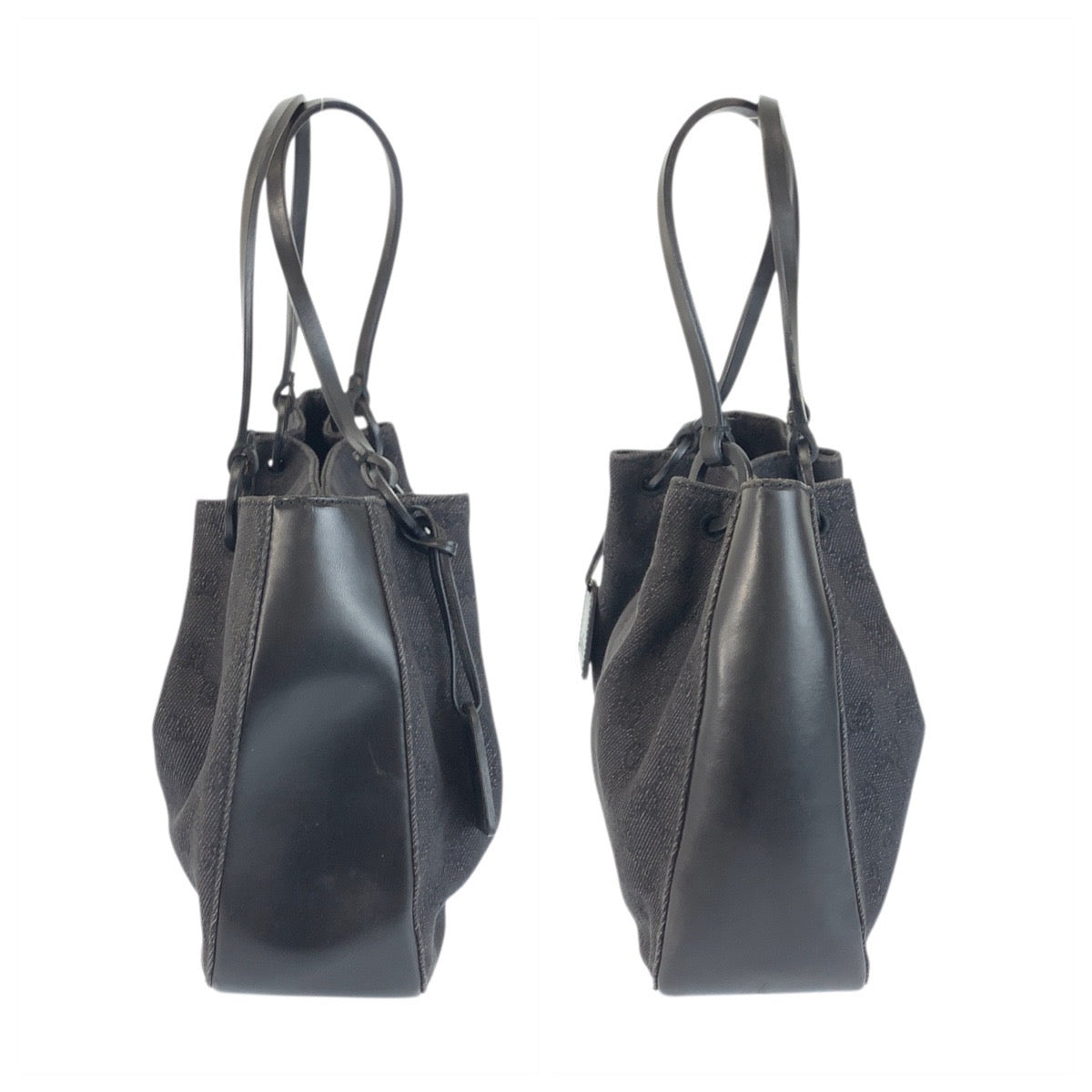 23598
GUCCI グッチ ブラック 黒 GGキャンバス / レザー 101919 トートバッグ ショルダーバッグ レディース ABP42