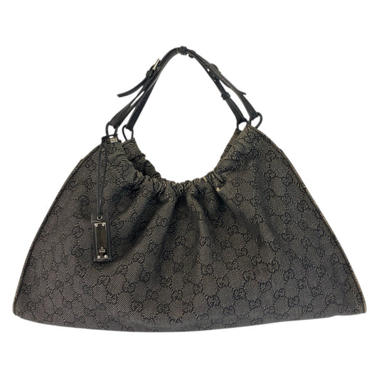 23600
GUCCI グッチ ブラック 黒 GGキャンバス 76554 ハンドバッグ レディース ABP35