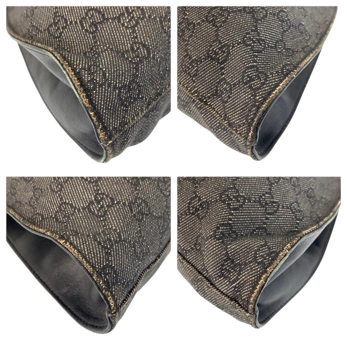 23600
GUCCI グッチ ブラック 黒 GGキャンバス 76554 ハンドバッグ レディース ABP35