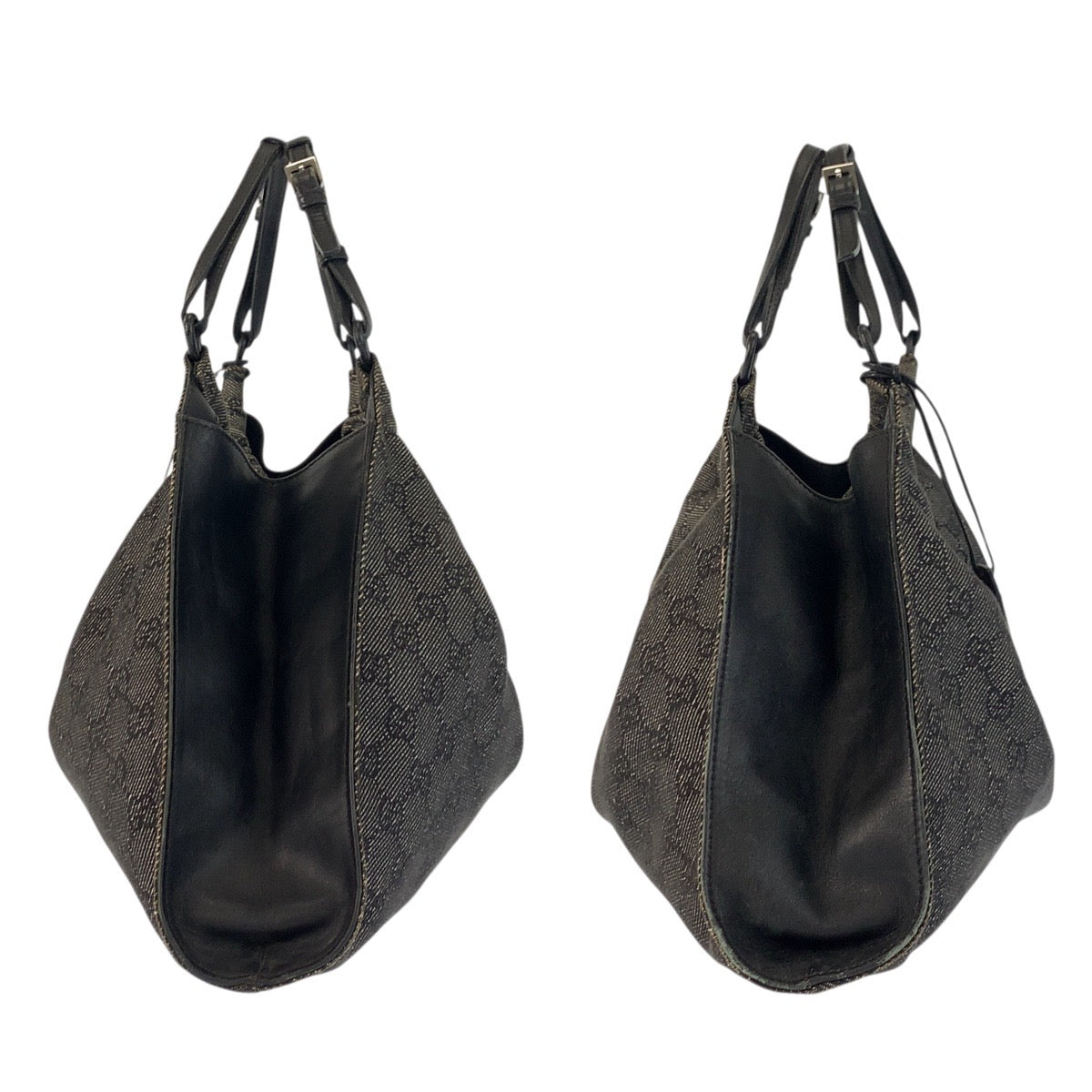 23600
GUCCI グッチ ブラック 黒 GGキャンバス 76554 ハンドバッグ レディース ABP35