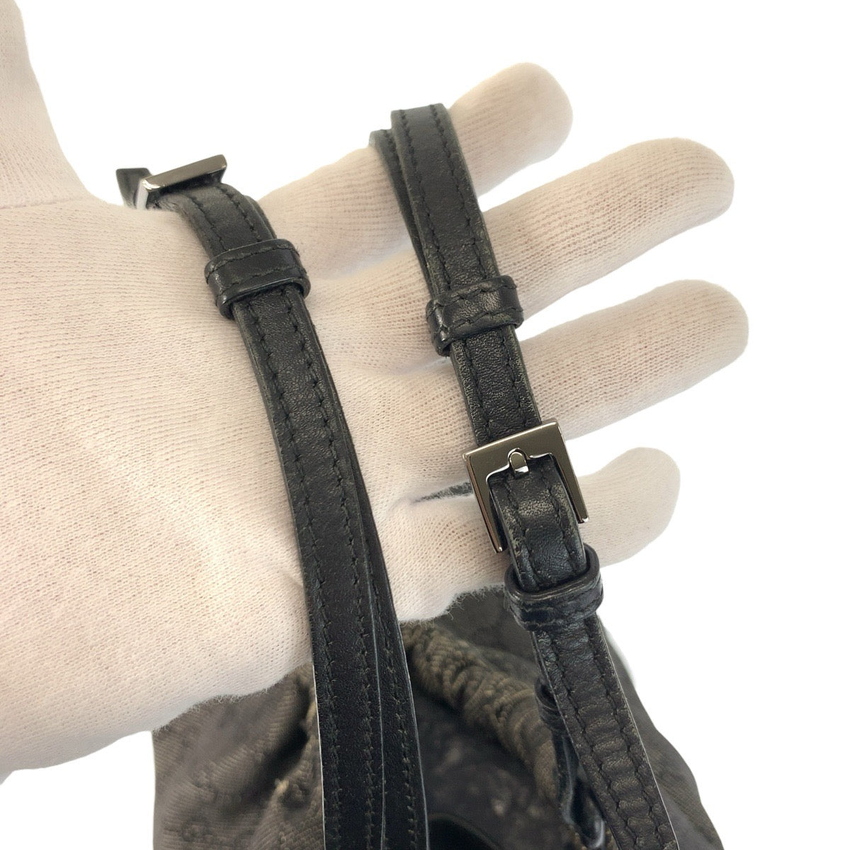 23600
GUCCI グッチ ブラック 黒 GGキャンバス 76554 ハンドバッグ レディース ABP35