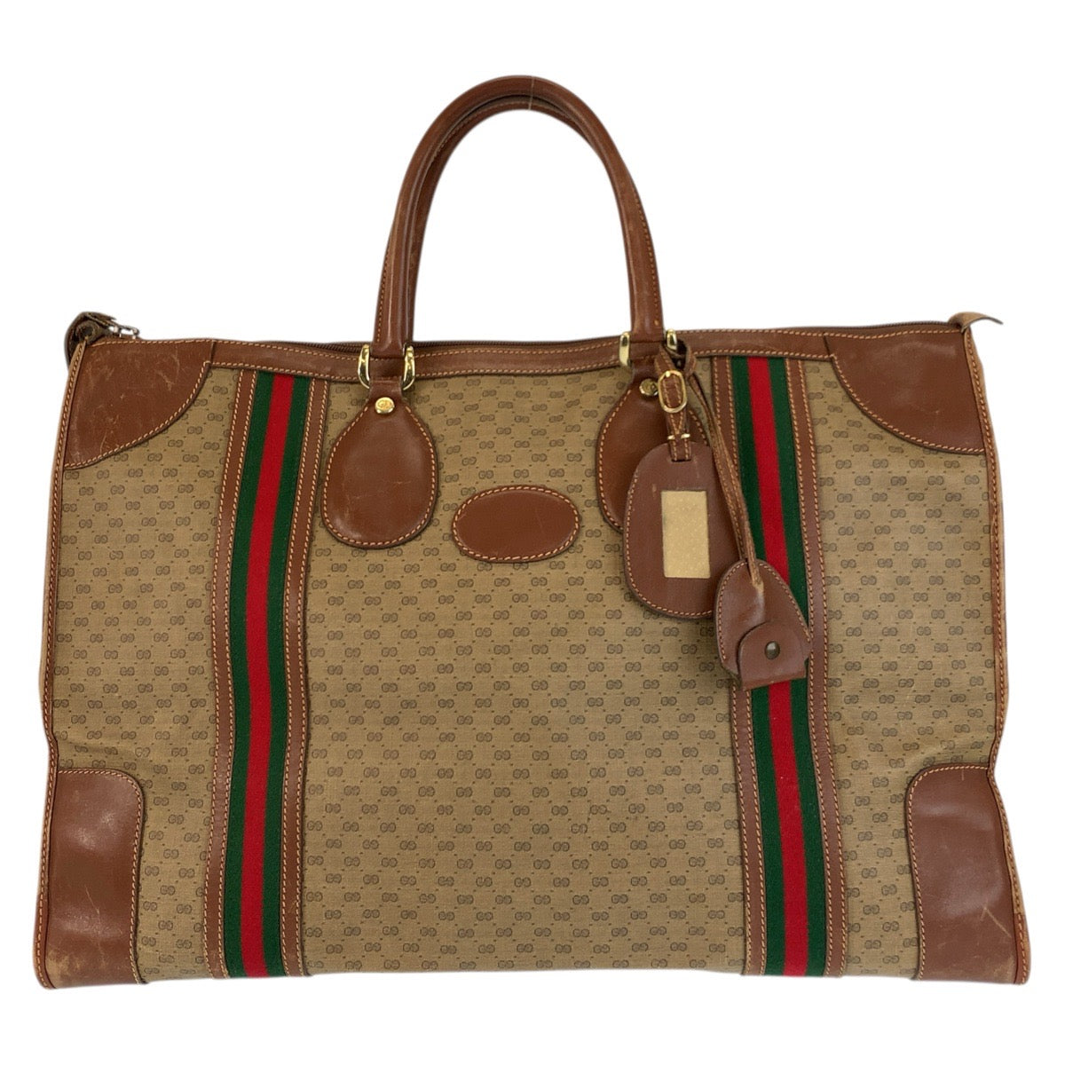23602
GUCCI グッチ ヴィンテージ マイクロGG シェリーライン ブラウン ゴールド金具 GGスプリームキャンバス / レザー 012 067 1125 ボストンバッグ ハンドバッグ メンズ AB56
