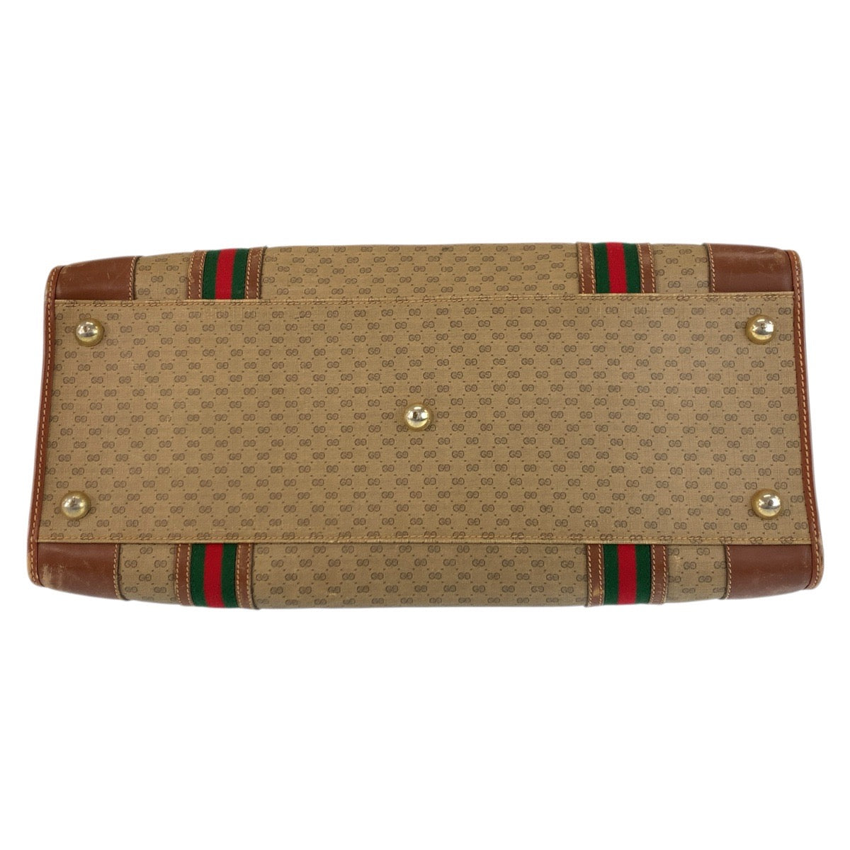 23602
GUCCI グッチ ヴィンテージ マイクロGG シェリーライン ブラウン ゴールド金具 GGスプリームキャンバス / レザー 012 067 1125 ボストンバッグ ハンドバッグ メンズ AB56