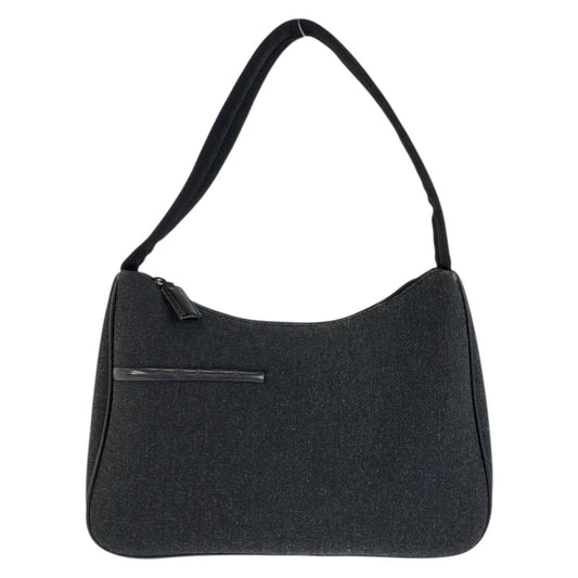 23605
PRADA SPORTS プラダスポーツ グレー ブラック ウール / ナイロン ハンドバッグ レディース ABP35