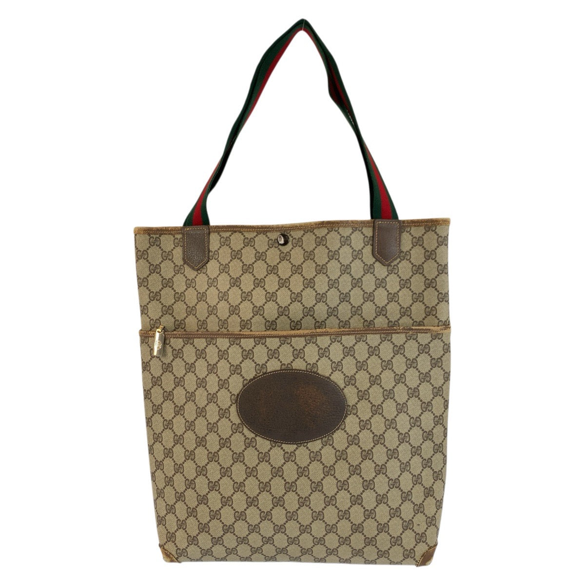 23607
GUCCI グッチ ヴィンテージ シェリーライン ベージュ ブラウン GGスプリームキャンバス トートバッグ ショルダーバッグ レディース AB21