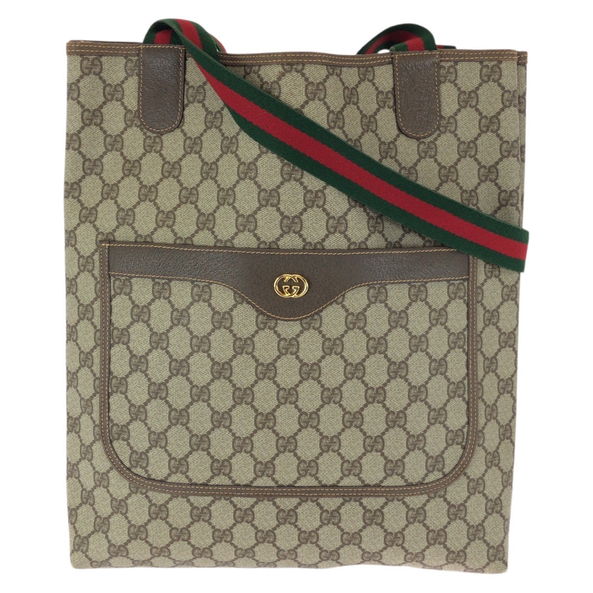 23614
GUCCI グッチ ヴィンテージ オールドグッチ シェリーライン ベージュ ゴールド金具 GGスプリームキャンバス / レザー 002 123 6487 トートバッグ ショルダーバッグ レディース ABP28