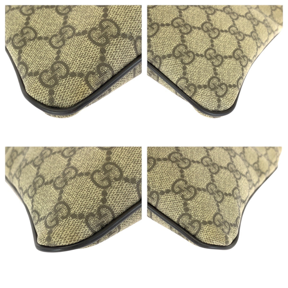 23616
GUCCI グッチ ベージュ ブラウン ゴールド金具 GGスプリームキャンバス 201538 ショルダーバッグ メッセンジャーバッグ レディース ABP42