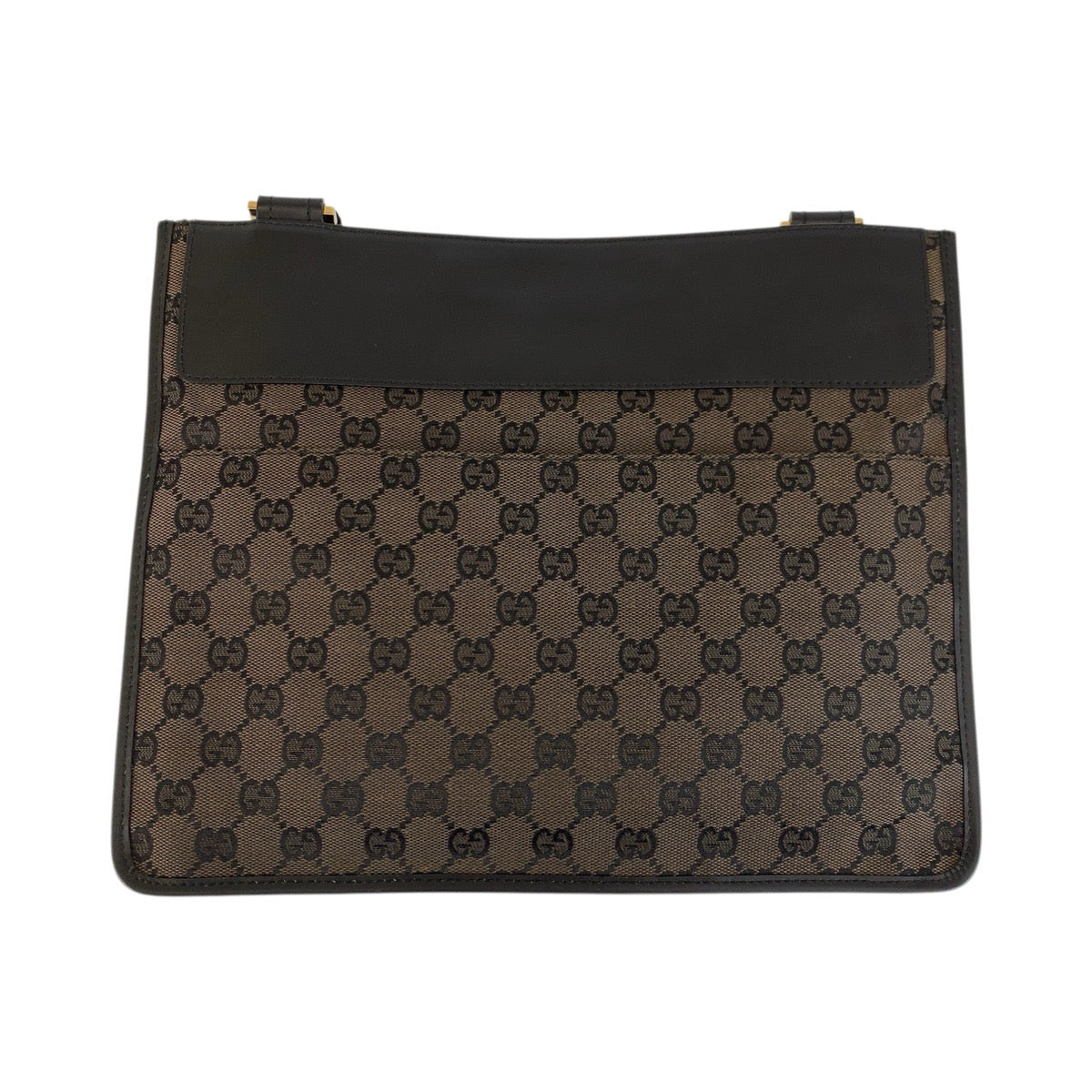 23622
GUCCI グッチ ブラウン ゴールド金具 GGキャンバス / レザー ショルダーバッグ メッセンジャーバッグ 019 0354刻印 レディース A49