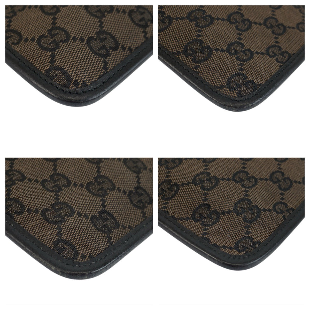 23622
GUCCI グッチ ブラウン ゴールド金具 GGキャンバス / レザー ショルダーバッグ メッセンジャーバッグ 019 0354刻印 レディース A49