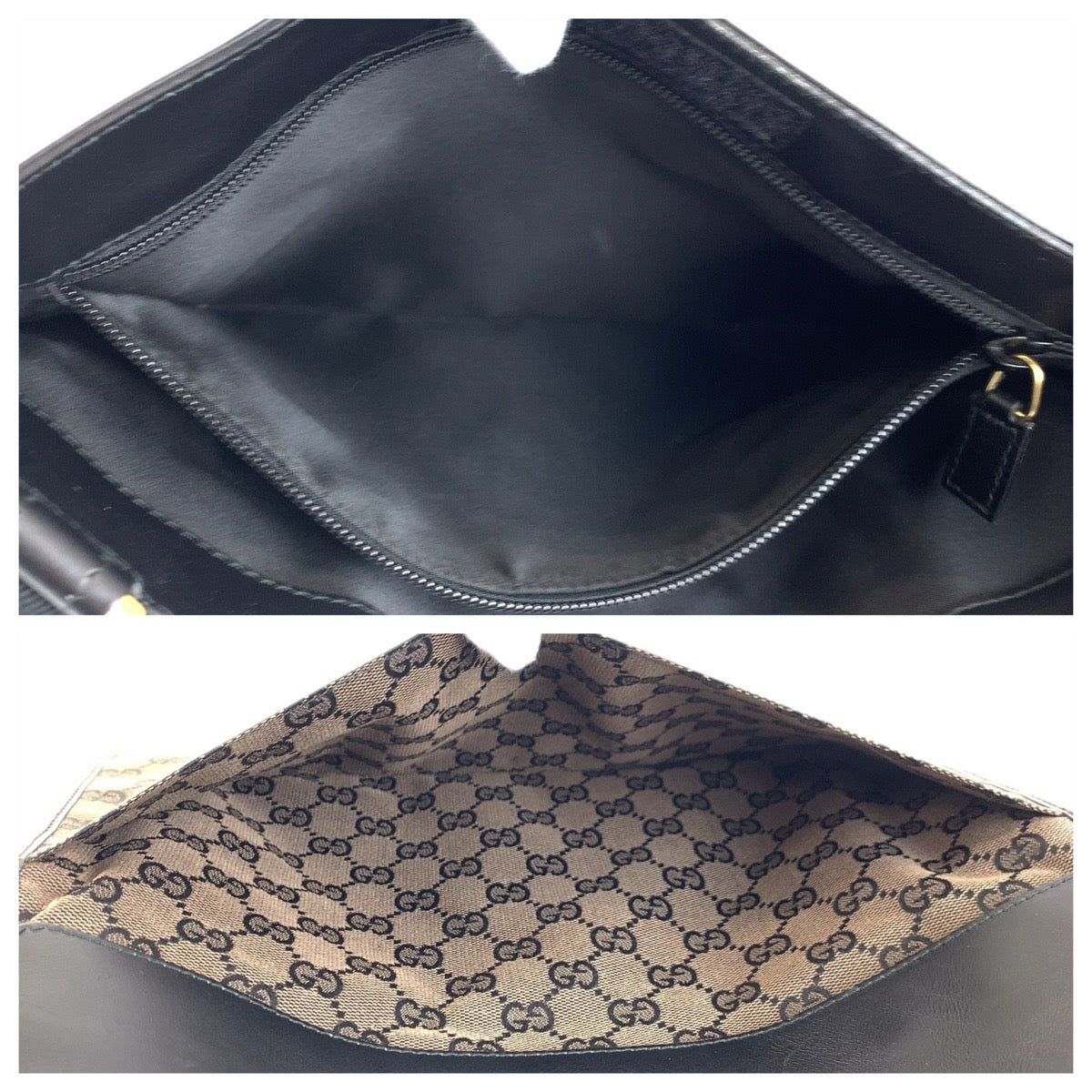 23622
GUCCI グッチ ブラウン ゴールド金具 GGキャンバス / レザー ショルダーバッグ メッセンジャーバッグ 019 0354刻印 レディース A49