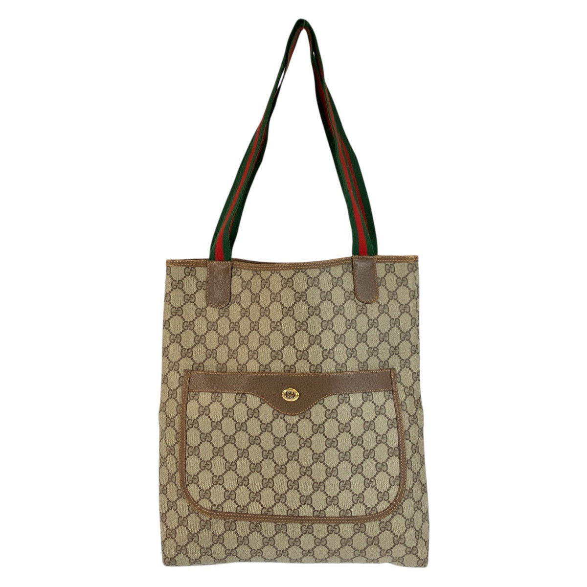 23628
GUCCI グッチ ヴィンテージ シェリーライン ブラウン GGスプリームキャンバス 89 02 003 トートバッグ ショルダーバッグ レディース ABP28