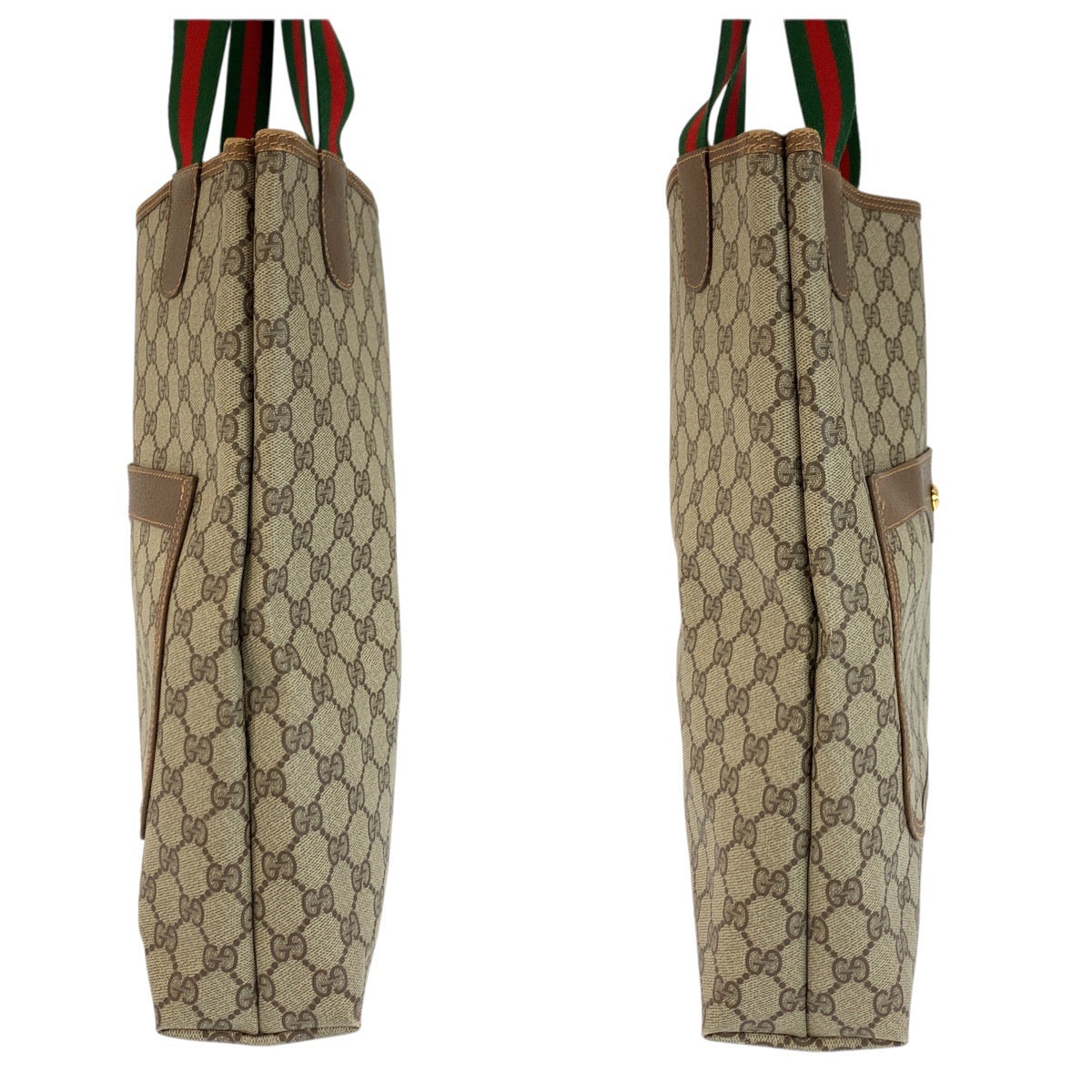 23628
GUCCI グッチ ヴィンテージ シェリーライン ブラウン GGスプリームキャンバス 89 02 003 トートバッグ ショルダーバッグ レディース ABP28