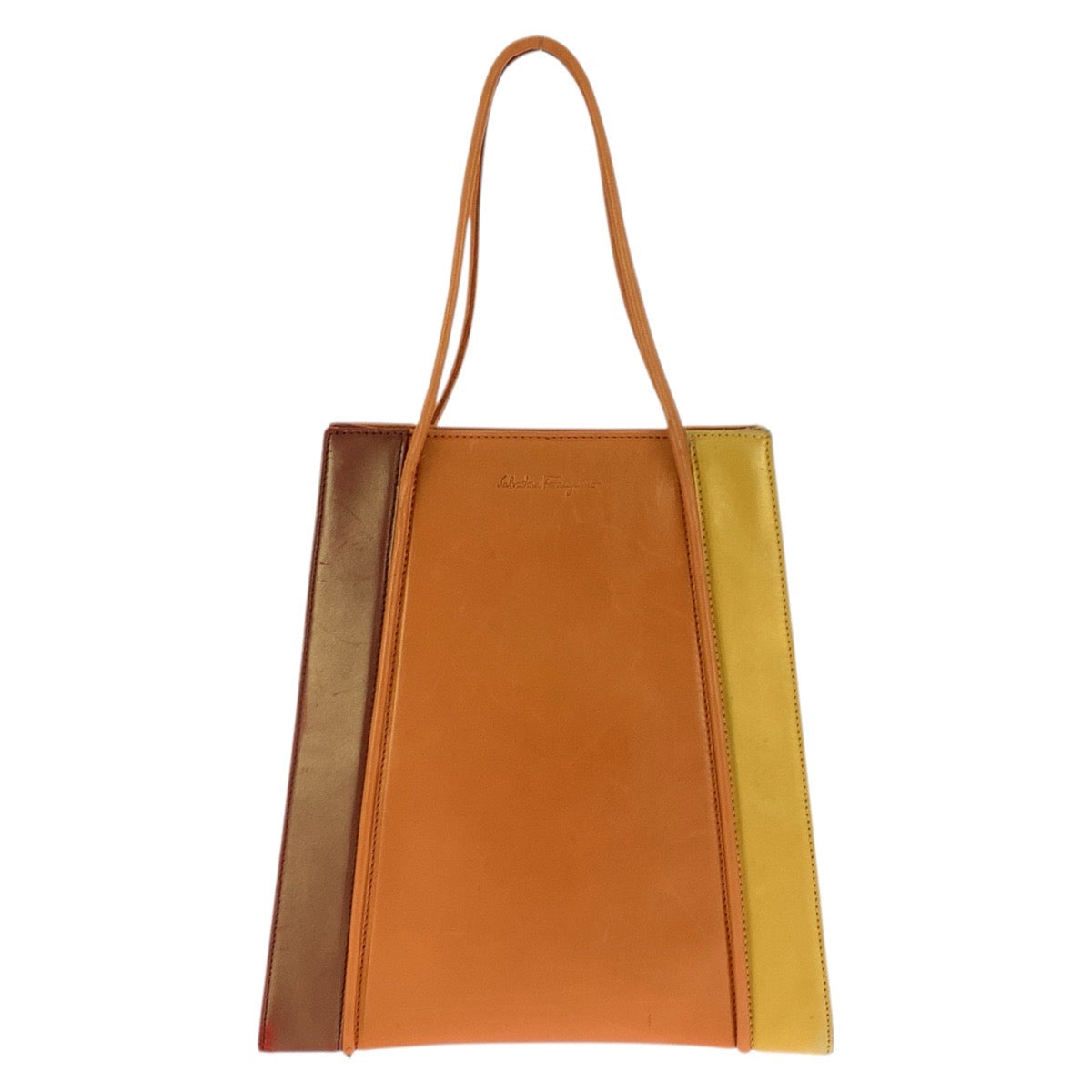 23630
Salvatore Ferragamo サルヴァトーレフェラガモ ヴィンテージ オレンジ レザー E21 9291 ハンドバッグ レディース ABP42