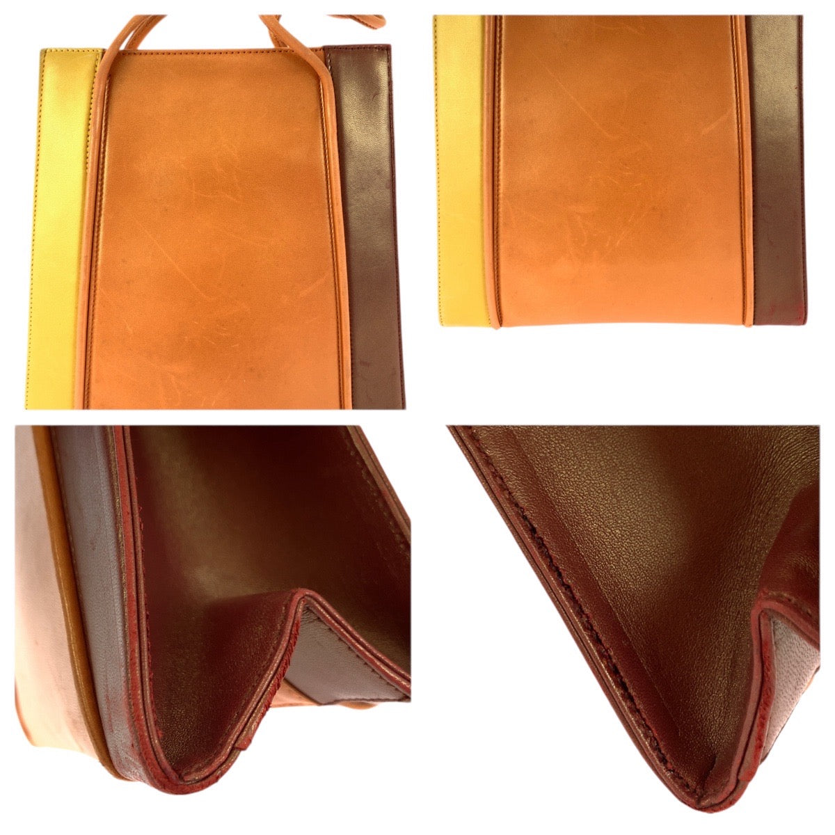23630
Salvatore Ferragamo サルヴァトーレフェラガモ ヴィンテージ オレンジ レザー E21 9291 ハンドバッグ レディース ABP42