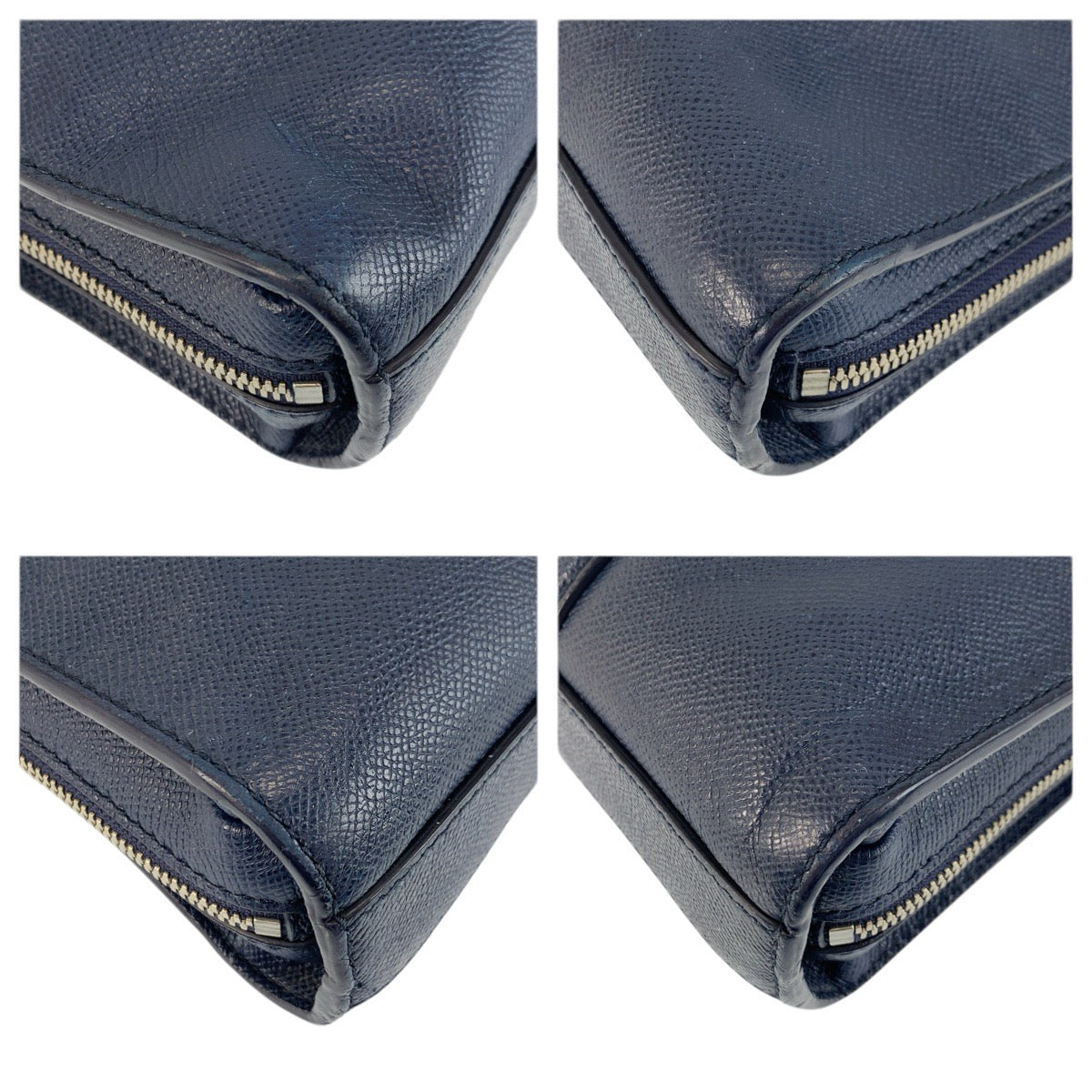 23633
BVLGARI ブルガリ ブルガリマン ネイビー シルバー金具 レザー MM-L16-39441 ビジネスバッグ ブリーフケース メンズ AB42