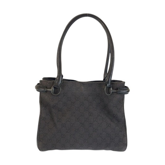 23636
GUCCI グッチ ブラック 黒 GGキャンバス / レザー 101971 トートバッグ ショルダーバッグ レディース ABP35