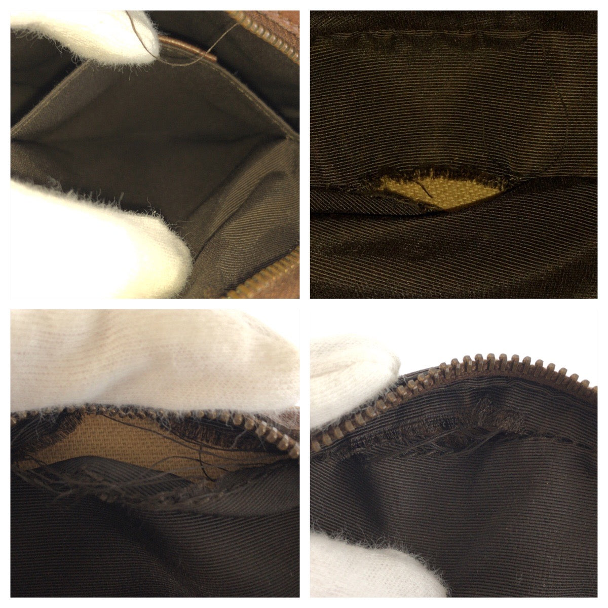 23639
GUCCI グッチ ブラウン ベージュ ゴールド金具 GGキャンバス 90700 ショルダーバッグ ポシェット レディース AB35