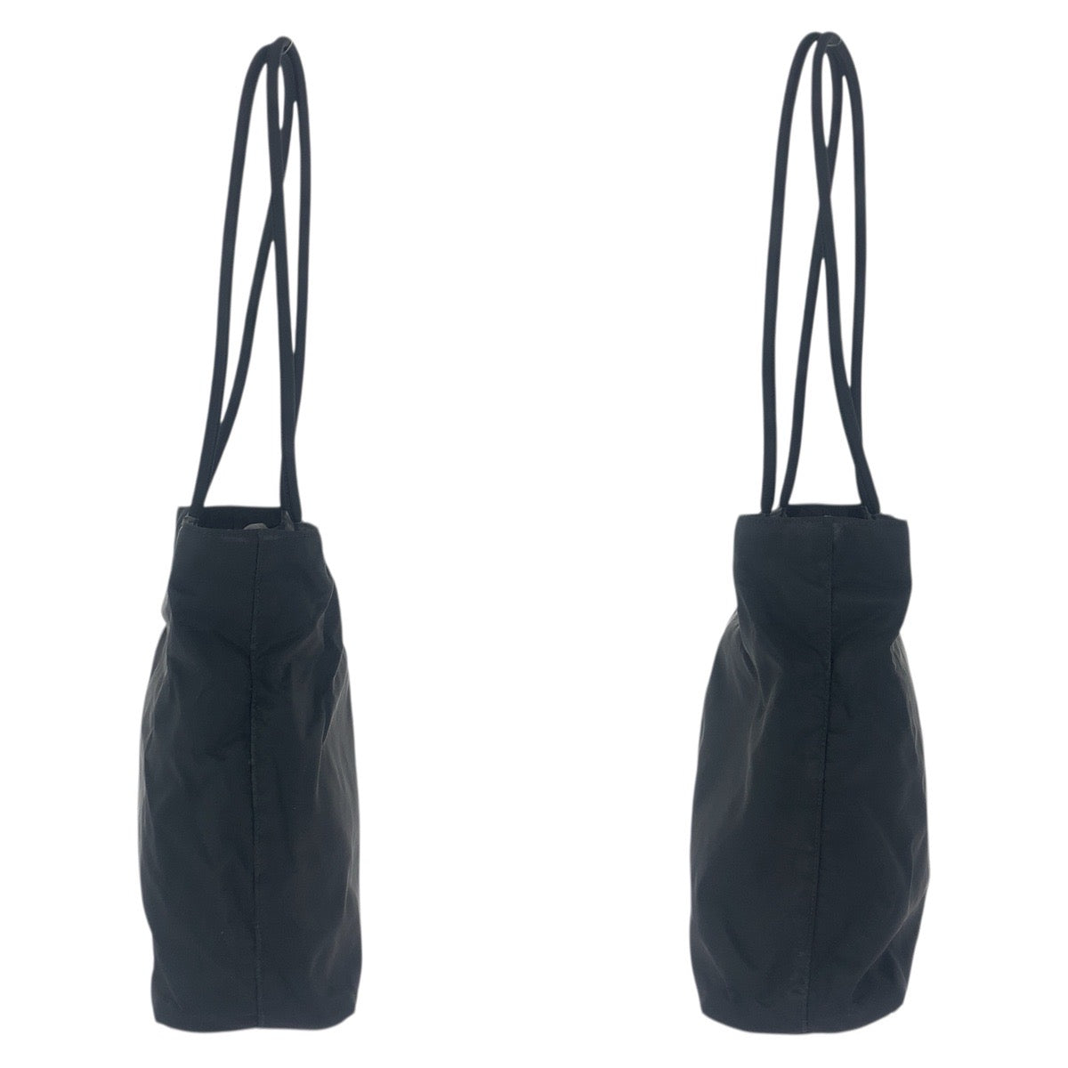 23644
PRADA プラダ テスート 三角ロゴプレート ブラック 黒 シルバー金具 ナイロン トートバッグ ショルダーバッグ レディース ABP42