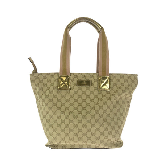 23647
GUCCI グッチ シェリーライン ベージュ ピンク ゴールド GGキャンバス / レザー 131231 トートバッグ ショルダーバッグ レディース ABP42