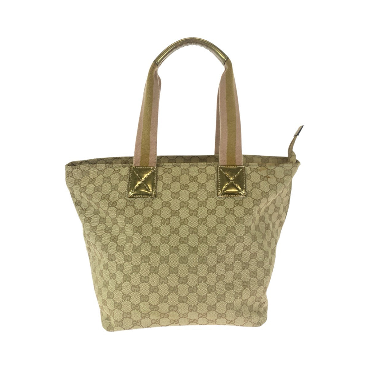 23647
GUCCI グッチ シェリーライン ベージュ ピンク ゴールド GGキャンバス / レザー 131231 トートバッグ ショルダーバッグ レディース ABP42