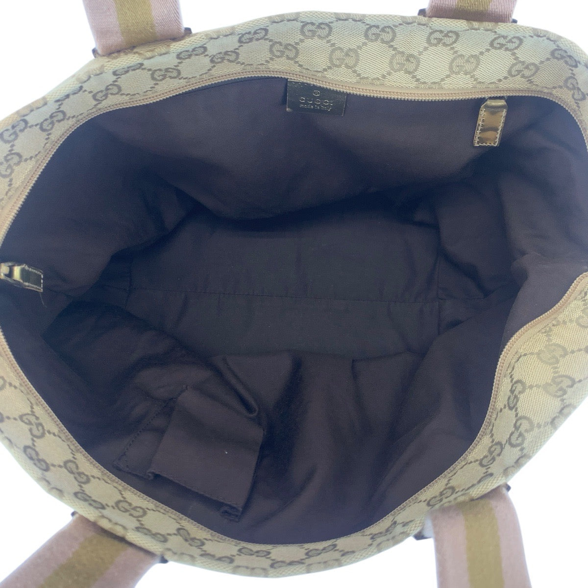 23647
GUCCI グッチ シェリーライン ベージュ ピンク ゴールド GGキャンバス / レザー 131231 トートバッグ ショルダーバッグ レディース ABP42