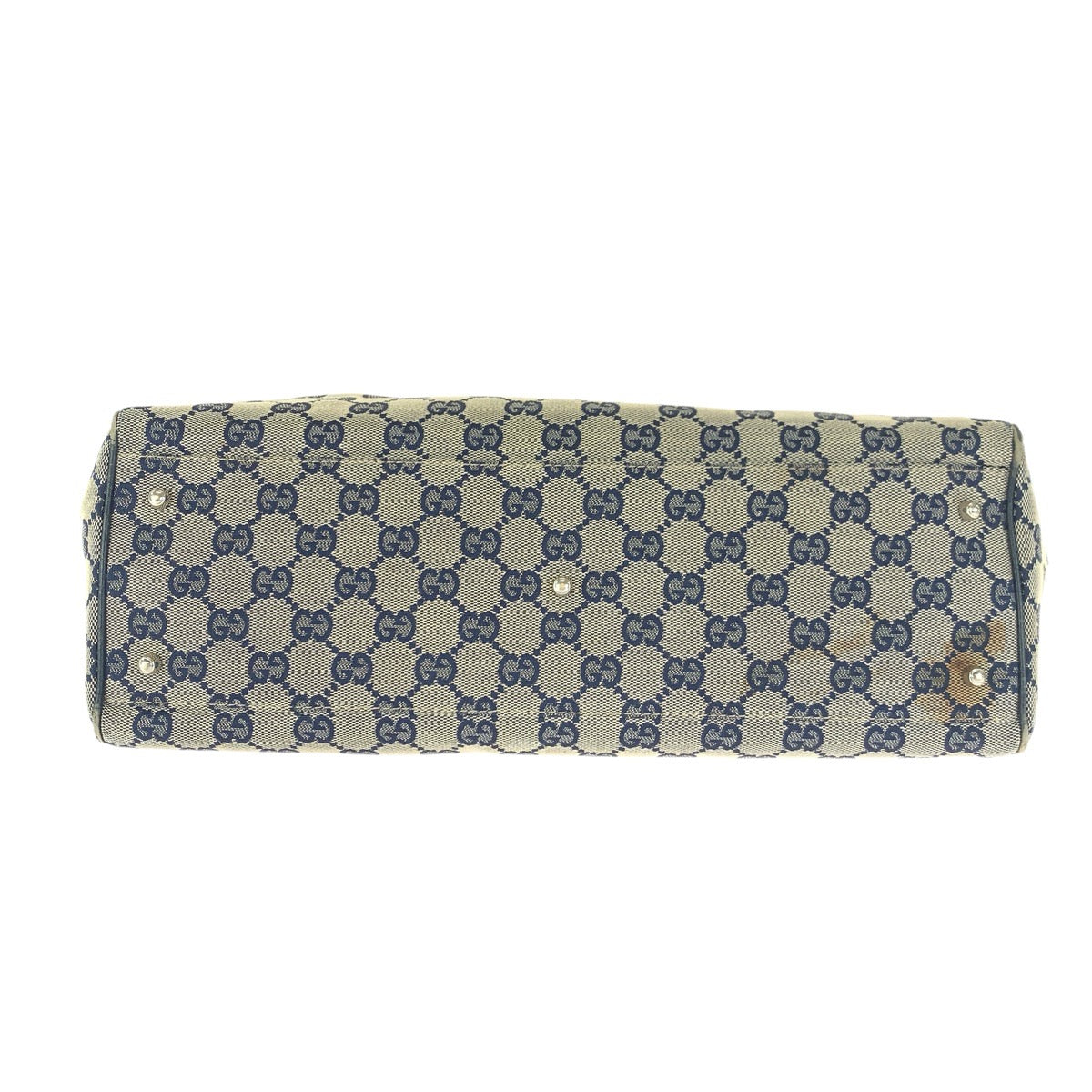 23648
GUCCI グッチ シェリーライン ネイビー シルバー金具 GGキャンバス / レザー 145758 トートバッグ ショルダーバッグ レディース AB28