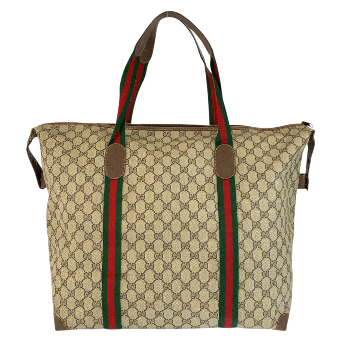 23651
GUCCI グッチ ヴィンテージ シェリーライン ベージュ ブラウン GGスプリームキャンバス 89 19 012 ボストンバッグ ハンドバッグ レディース ABP45
