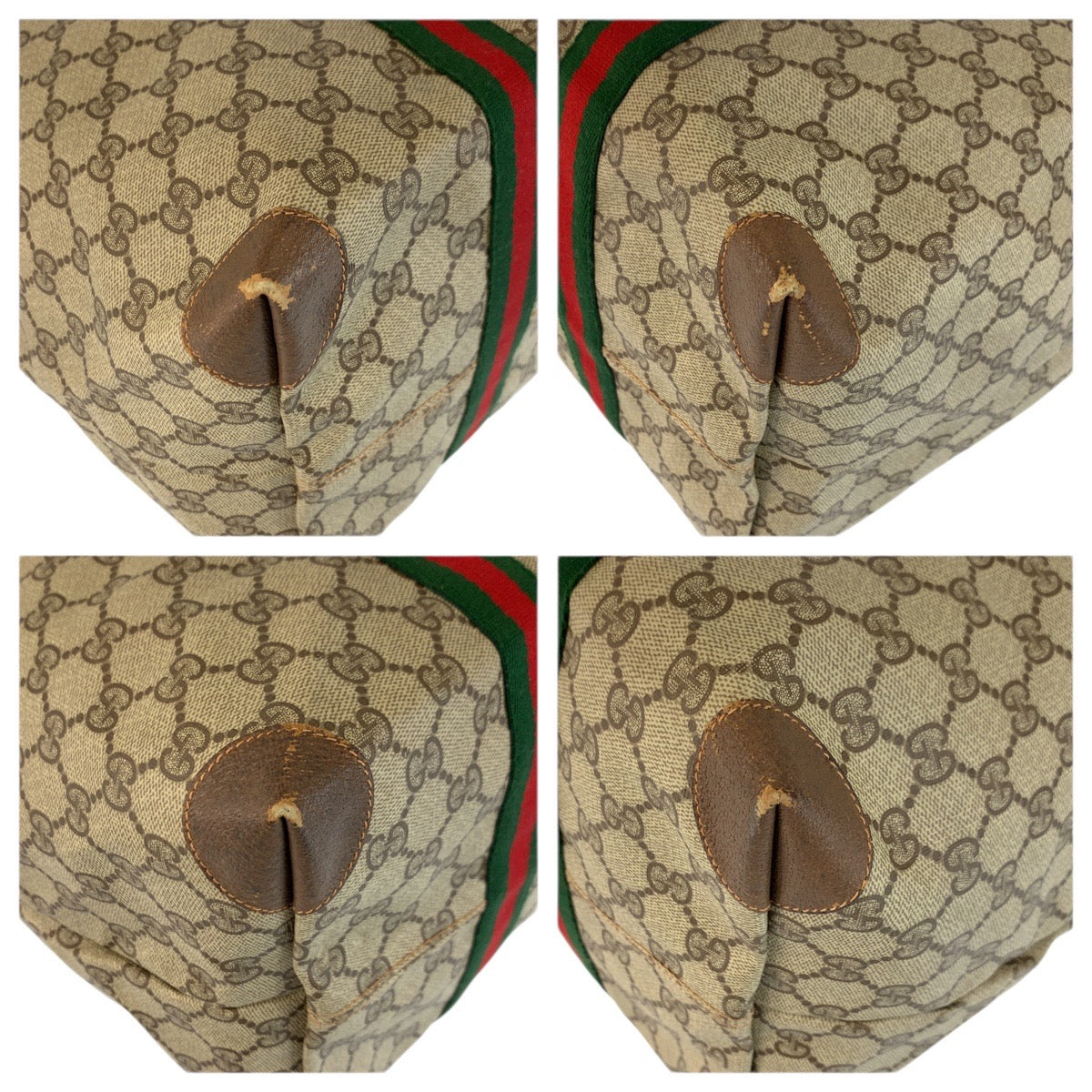 23651
GUCCI グッチ ヴィンテージ シェリーライン ベージュ ブラウン GGスプリームキャンバス 89 19 012 ボストンバッグ ハンドバッグ レディース ABP45