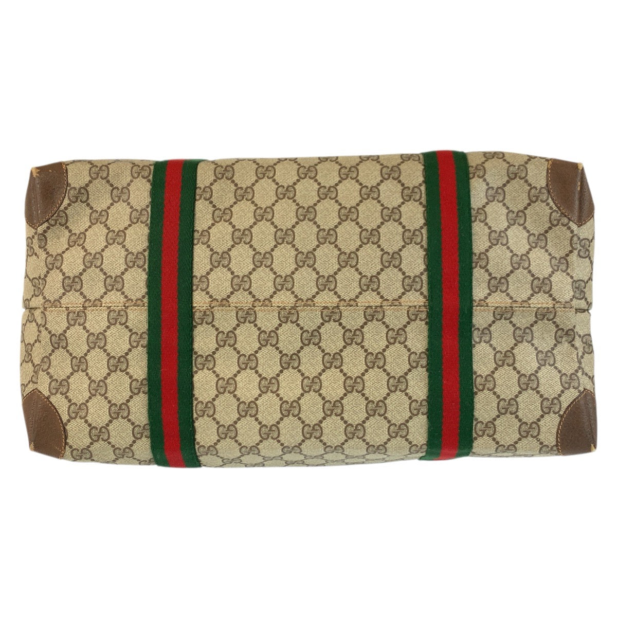 23651
GUCCI グッチ ヴィンテージ シェリーライン ベージュ ブラウン GGスプリームキャンバス 89 19 012 ボストンバッグ ハンドバッグ レディース ABP45
