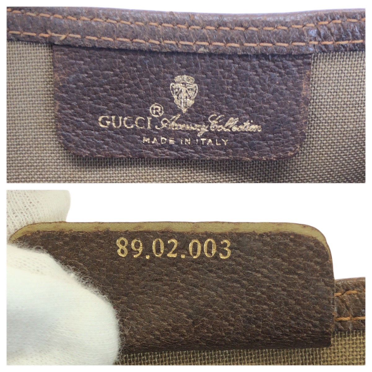 23658
GUCCI グッチ オールドグッチ シェリーライン ベージュ ブラウン GGスプリームキャンバス / レザー 89 02 003 トートバッグ ショルダーバッグ レディース ABP21