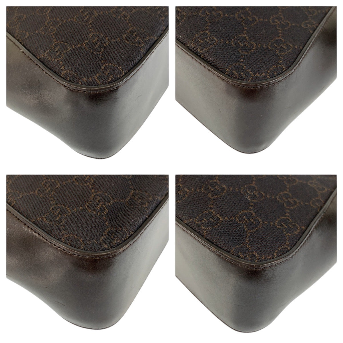 23661
GUCCI グッチ ブラウン GGキャンバス / レザー 73983 トートバッグ ショルダーバッグ レディース A49