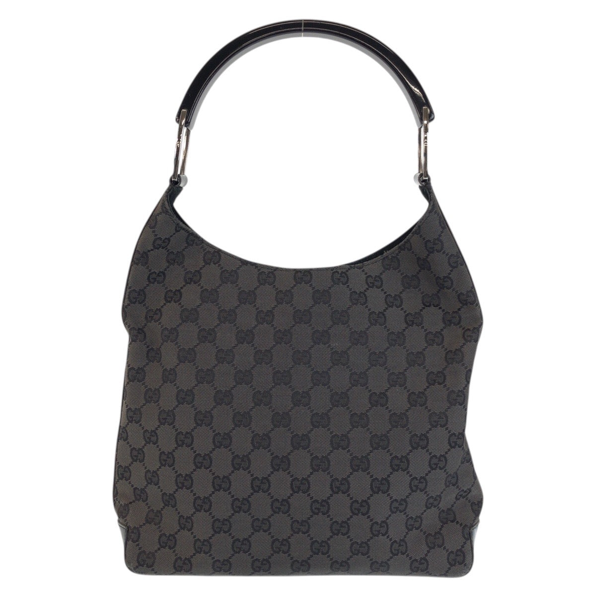 23662
GUCCI グッチ ブラック 黒 GGキャンバス / プラスチック / スウェード 001 3752 ホーボー ショルダーバッグ レディース ABP37