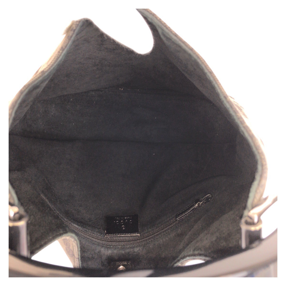 23662
GUCCI グッチ ブラック 黒 GGキャンバス / プラスチック / スウェード 001 3752 ホーボー ショルダーバッグ レディース ABP37
