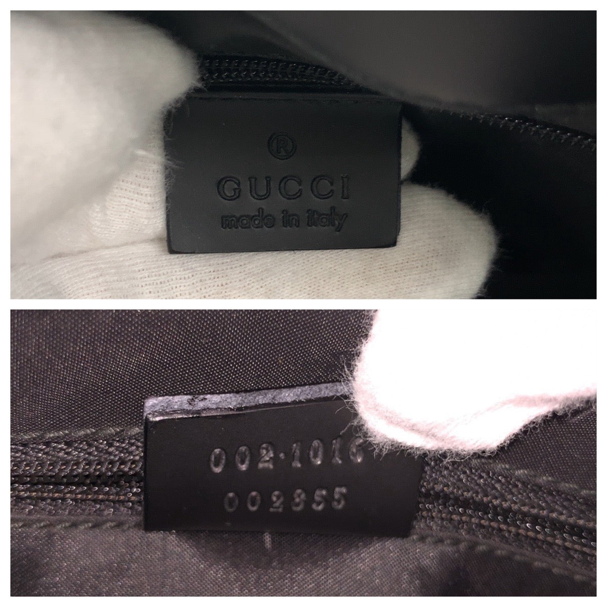 23670
GUCCI グッチ バンブー ブラック 黒 シルバー金具 レザー 002 1016 ハンドバッグ トートバッグ レディース ABP37
