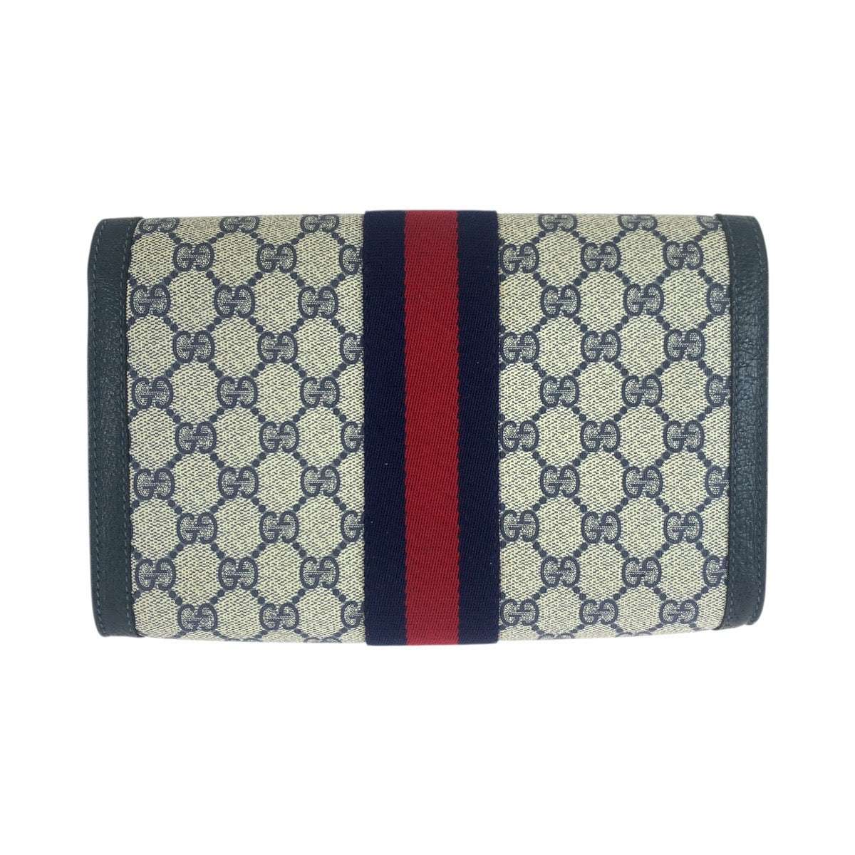 23672
GUCCI グッチ シェリーライン ネイビー レッド GGスプリームキャンバス / レザー 67 014 3087 クラッチバッグ セカンドバッグ レディース AB21