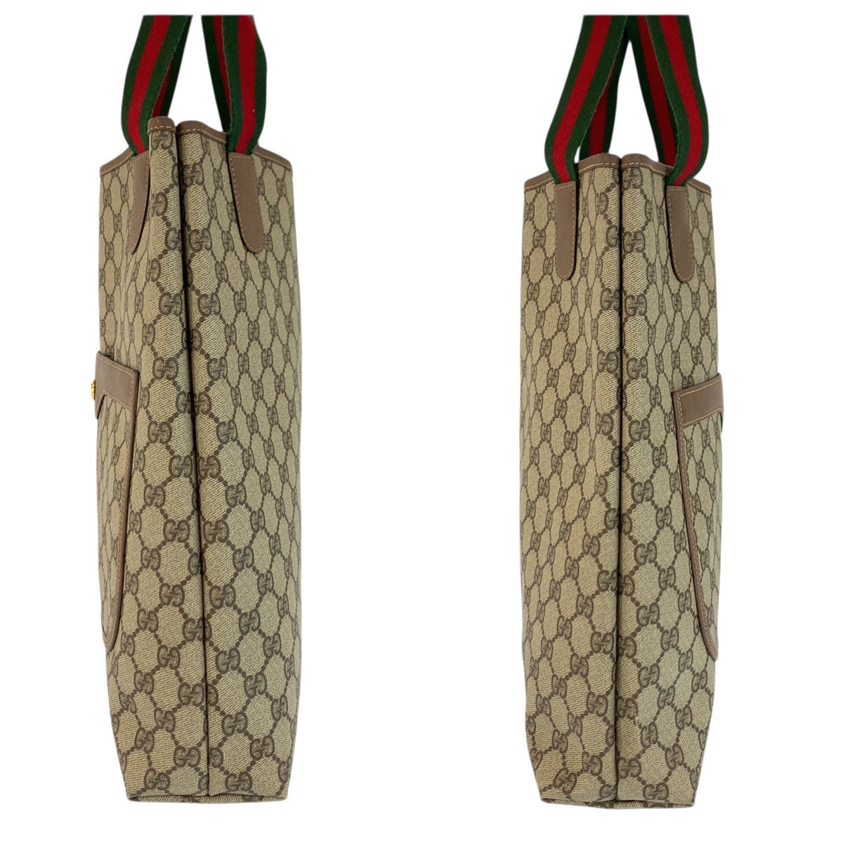 23674
GUCCI グッチ シェリーライン ベージュ ブラウン ゴールド金具 GGスプリームキャンバス 002 58 6487 トートバッグ ショルダーバッグ レディース ABP30