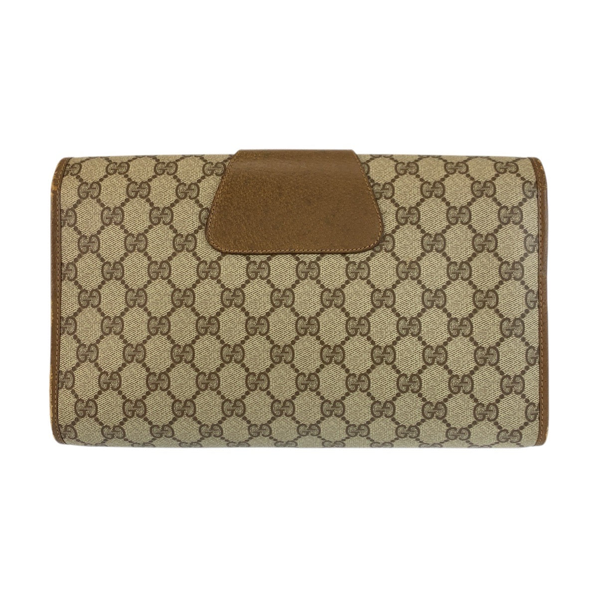 23676
GUCCI グッチ ヴィンテージ シェリーライン ベージュ ブラウン GGスプリームキャンバス 89 01 031 クラッチバッグ セカンドバッグ メンズ AB28