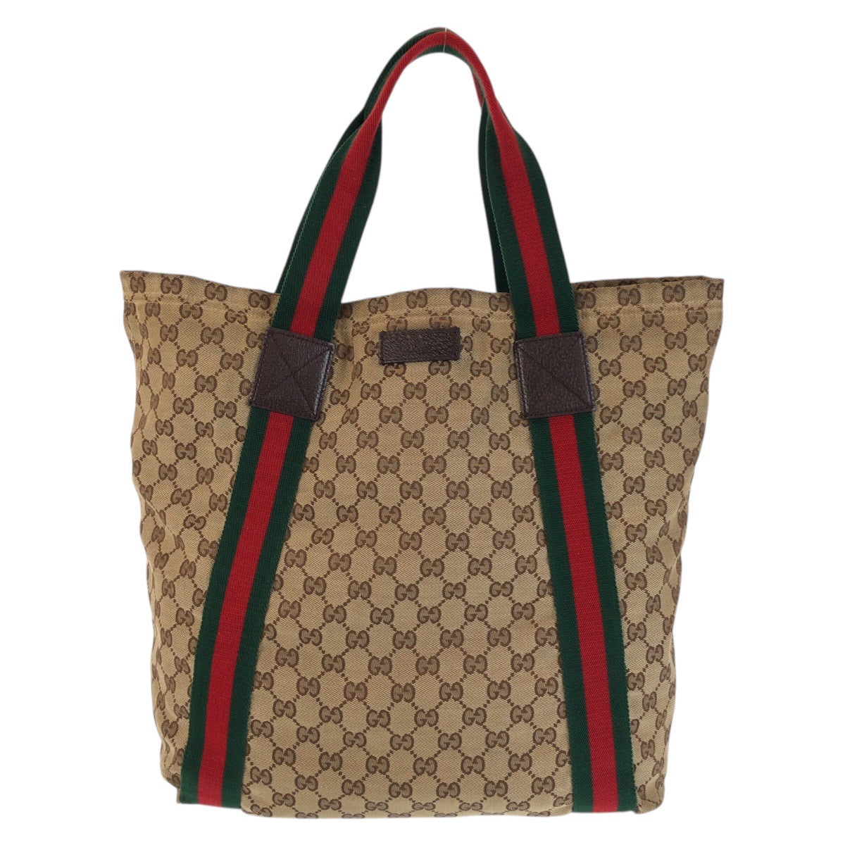 23677
GUCCI グッチ シェリーライン ベージュ ブラウン GGキャンバス 189669 トートバッグ ショルダーバッグ レディース AB37