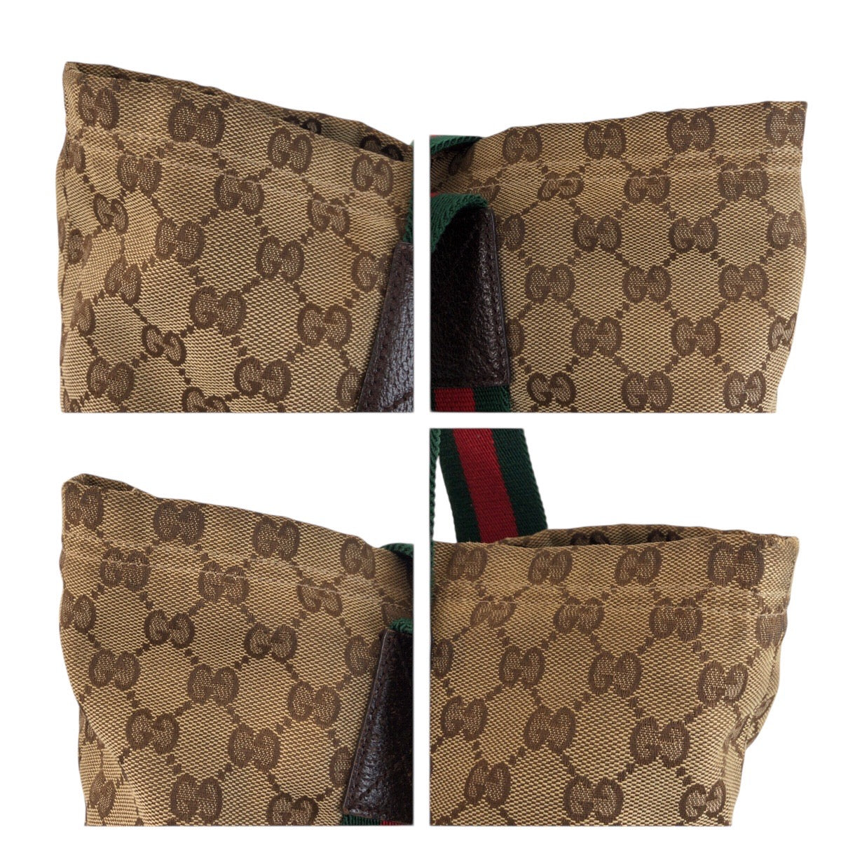 23677
GUCCI グッチ シェリーライン ベージュ ブラウン GGキャンバス 189669 トートバッグ ショルダーバッグ レディース AB37