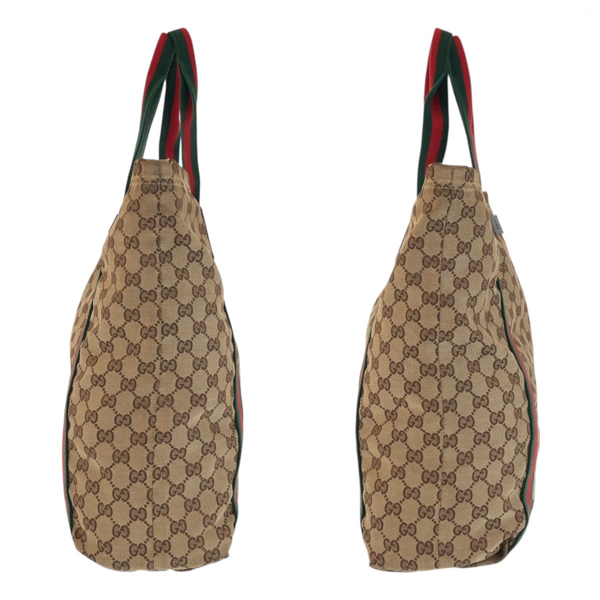 23677
GUCCI グッチ シェリーライン ベージュ ブラウン GGキャンバス 189669 トートバッグ ショルダーバッグ レディース AB37