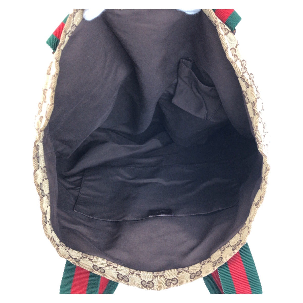 23677
GUCCI グッチ シェリーライン ベージュ ブラウン GGキャンバス 189669 トートバッグ ショルダーバッグ レディース AB37