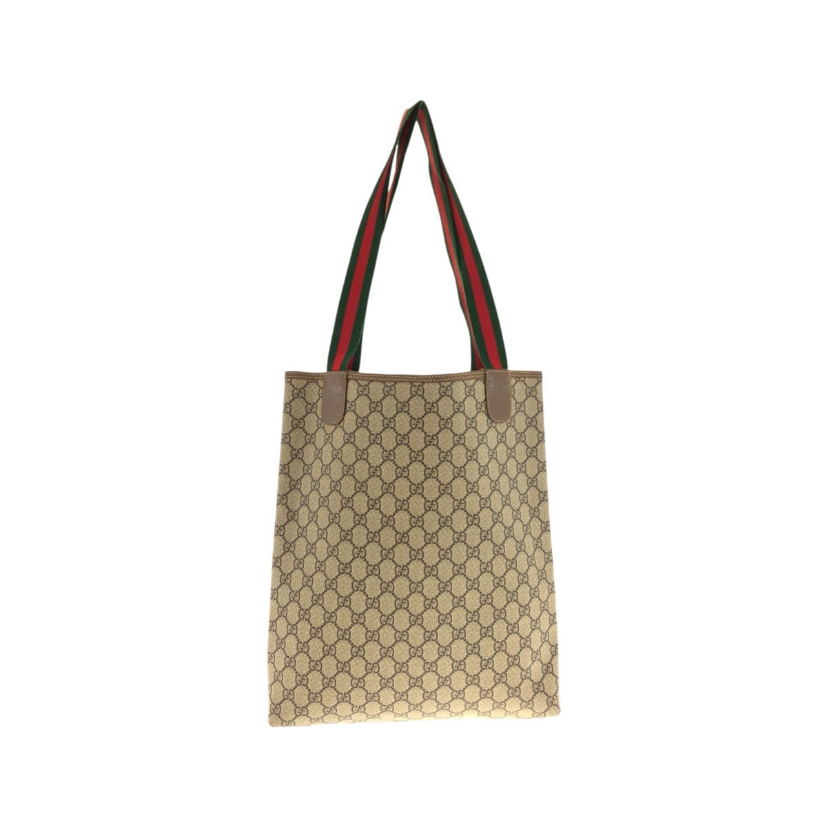 23680
GUCCI グッチ ヴィンテージ シェリーライン ベージュ グリーン レッド GGスプリームキャンバス 002 58 6487 トートバッグ ショルダーバッグ レディース ABP28