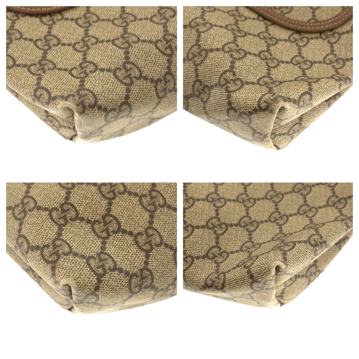 23680
GUCCI グッチ ヴィンテージ シェリーライン ベージュ グリーン レッド GGスプリームキャンバス 002 58 6487 トートバッグ ショルダーバッグ レディース ABP28