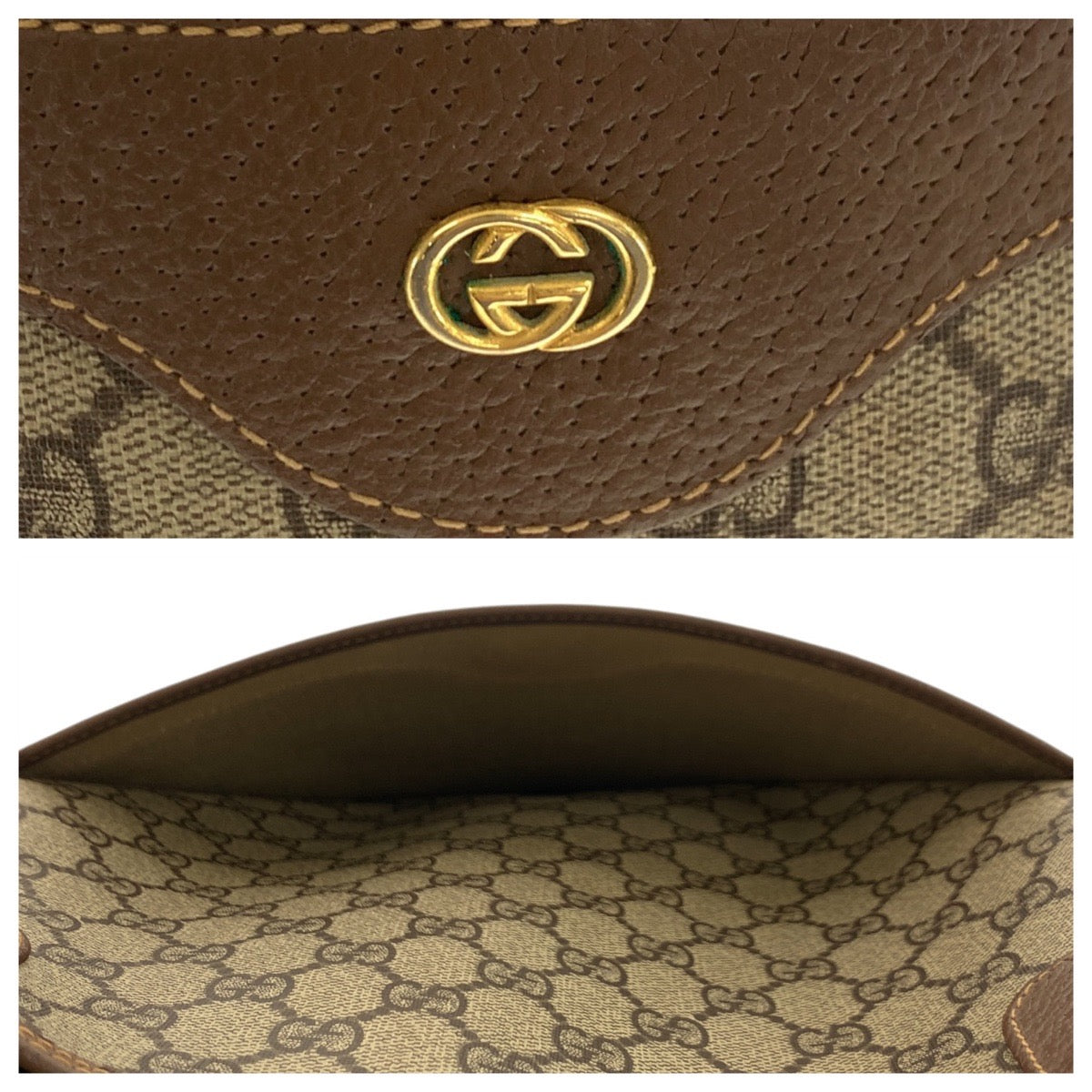 23680
GUCCI グッチ ヴィンテージ シェリーライン ベージュ グリーン レッド GGスプリームキャンバス 002 58 6487 トートバッグ ショルダーバッグ レディース ABP28