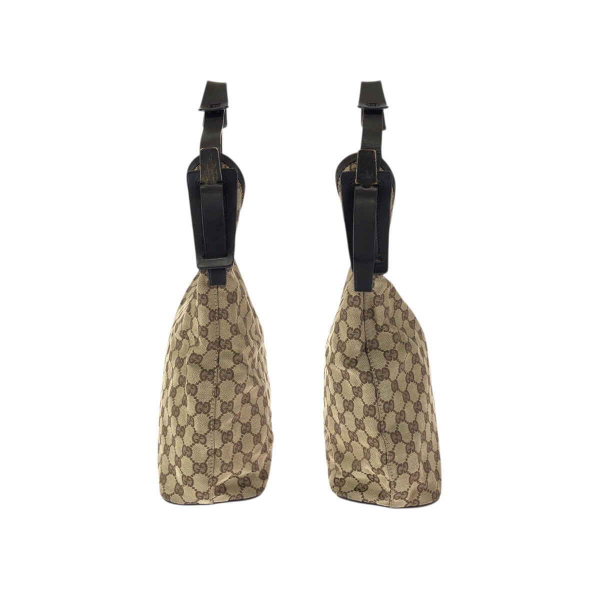 23684
GUCCI グッチ ベージュ ダークブラウン GGキャンバス / レザー 106242 ショルダーバッグ ハンドバッグ レディース ABP37
