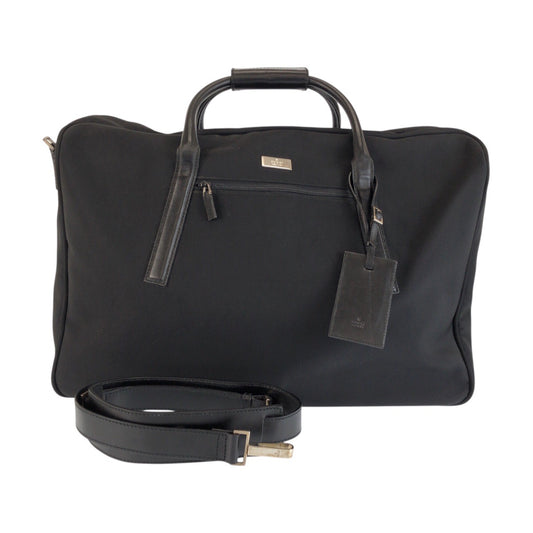 23686
GUCCI グッチ ブラック 黒 シルバー金具 キャンバス / レザー 012 0398 12 ボストンバッグ 男女兼用 ショルダーバッグ 2WAY メンズ A56