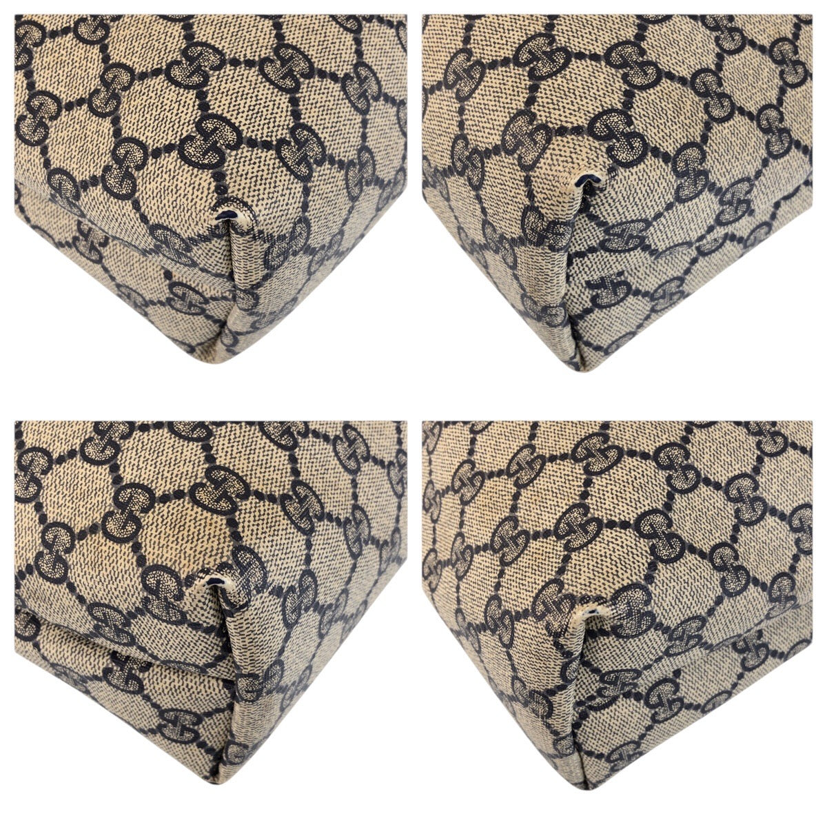 23687
GUCCI グッチ ヴィンテージ シェリーライン グレー ネイビー GGスプリームキャンバス 89 02 003 トートバッグ ショルダーバッグ レディース ABP28