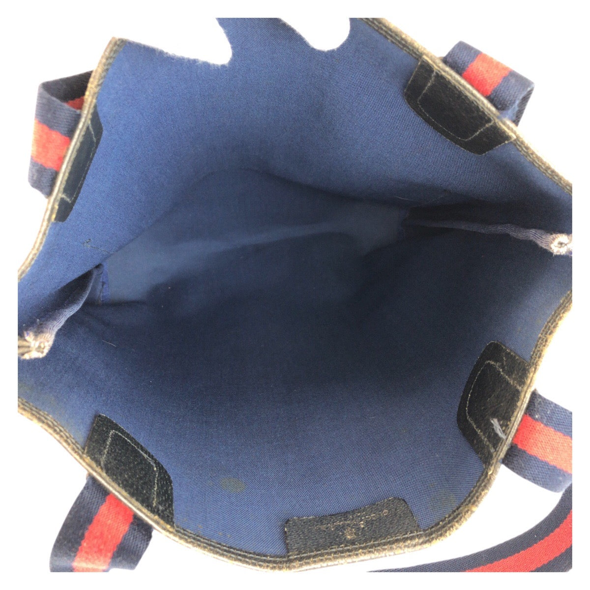 23687
GUCCI グッチ ヴィンテージ シェリーライン グレー ネイビー GGスプリームキャンバス 89 02 003 トートバッグ ショルダーバッグ レディース ABP28