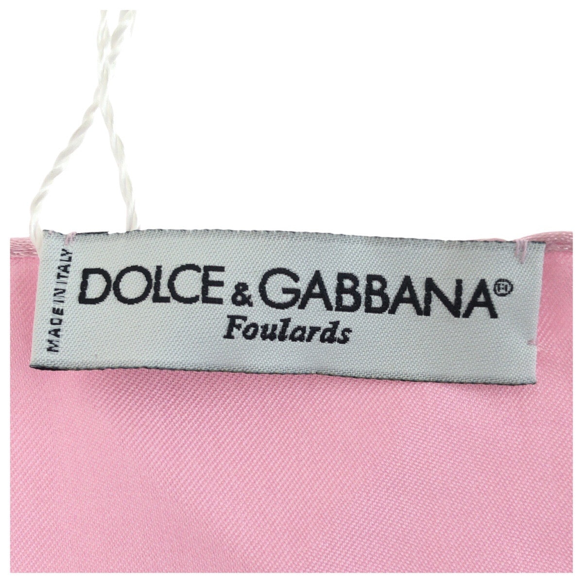 23701
DOLCE&GABBANA ドルチェアンドガッバーナ ピンク シルク スカーフ レディース ABP14